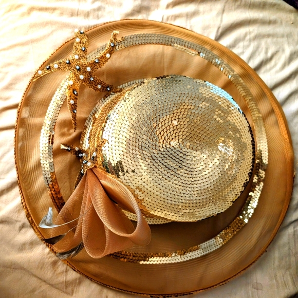 Vintage whittall & shon wide brim hat - Picture 2 of 8